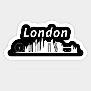 London Skyline Sticker